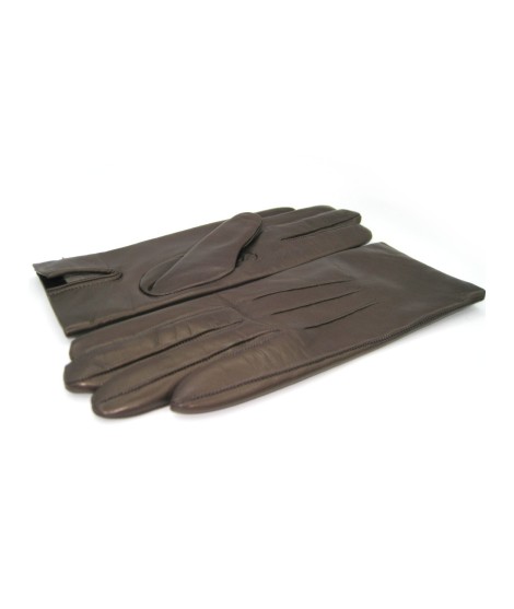 Sermoneta Gloves Guanto in Capretto 2bt con 3 cordoni fod. cashmere T.Moro Offerta