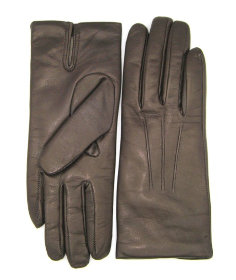 Sermoneta Gloves Guanto in Capretto 2bt con 3 cordoni fod. cashmere T.Moro Offerta