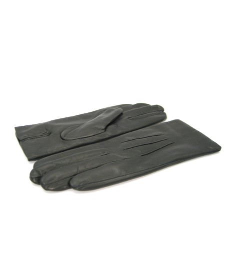 Sermoneta Gloves Guanto in Capretto 2bt con 3 cordoni fod. cashmere Nero Online