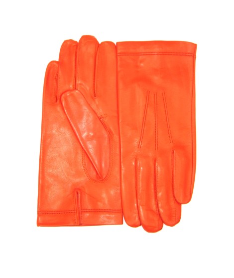 Sermoneta Gloves Guanto in Nappa foderato seta Arancio Vendite Flash