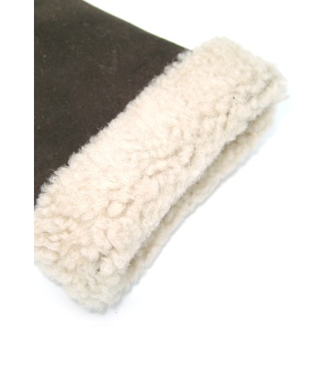 Sermoneta Gloves Guanto Montone cucito a mano T.Moro Qualità