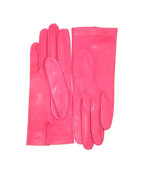 Sermoneta Gloves Guanto Nappa fodera seta Fucsia Promozione Limitata