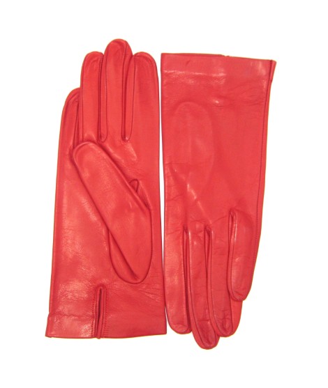 Sermoneta Gloves Guanto Nappa fodera seta Rosso Fino Al -60%