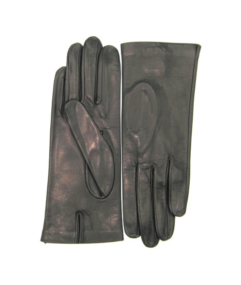 Sermoneta Gloves Guanto Nappa fodera seta Nero Convenienza