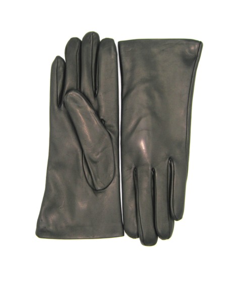 Sermoneta Gloves Guanto Nappa foderato Lapin Nero Sconto