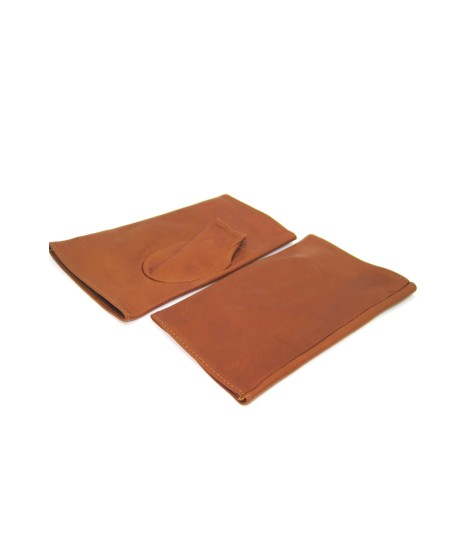 Sermoneta Gloves Manicotto in Nappa 2bt foderato seta Tan Sottocosto