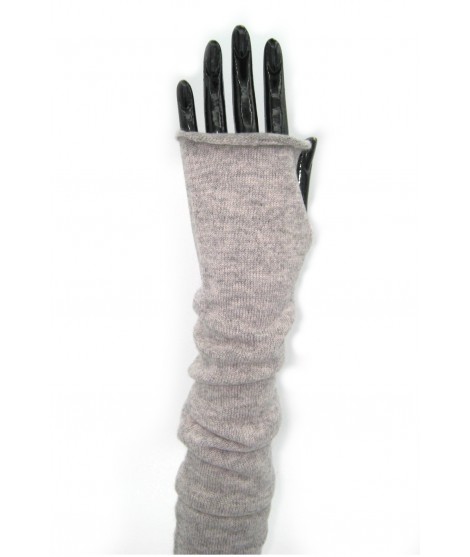Sermoneta Gloves Manicotto in 100%cashmere 10bt Grigio chiaro I Più Venduti
