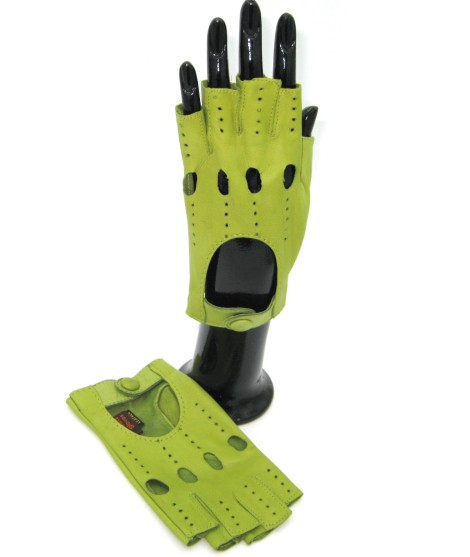 Sermoneta Gloves Guanto Guida sfoderto 1/2 dita Pistacchio 2025