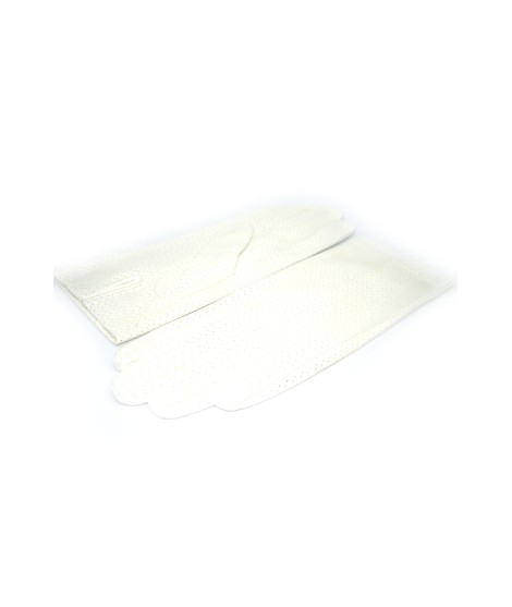 Sermoneta Gloves Guanto in Nappa sfoderato Bianco Outlet