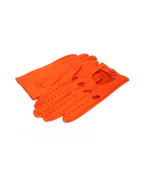 Sermoneta Gloves Guanto Guida in Nappa sfoderato dita intere Arancio scuro Fino Al -60%