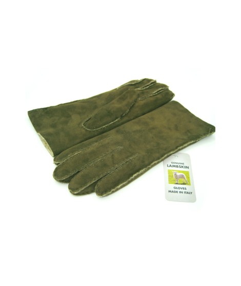 Sermoneta Gloves Guanto Montone cucito a mano Loden Saldi Di Fabbrica