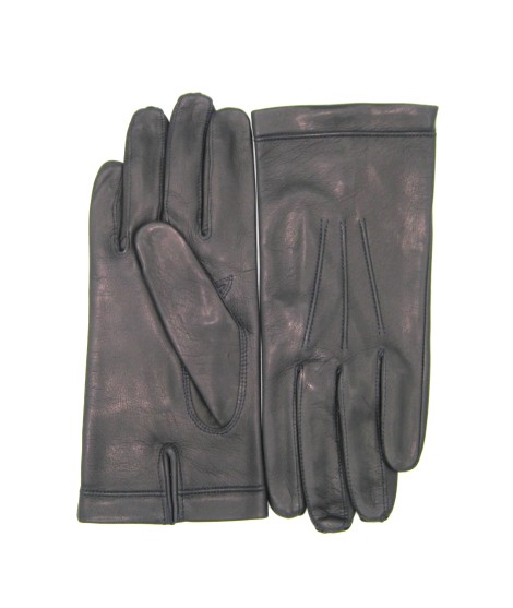 Sermoneta Gloves Guanto in Nappa foderato seta Navy Offerta