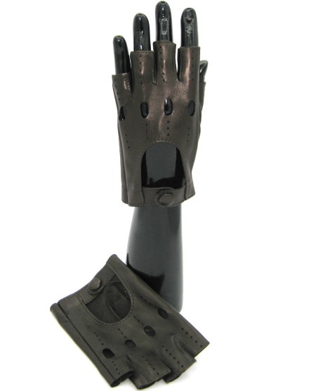 Sermoneta Gloves Guanto Guida in Nappa mezze dita T.Moro Acquista Ora