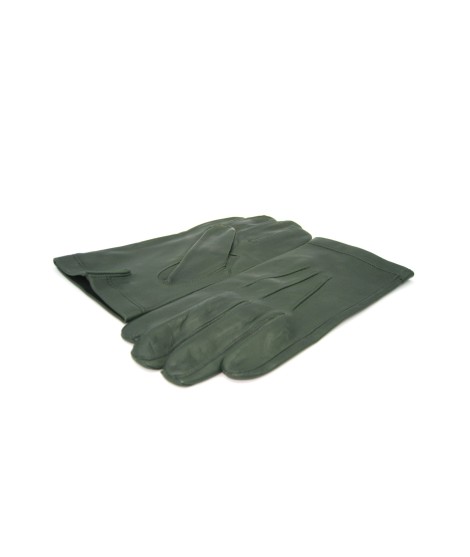 Sermoneta Gloves Guanto in Nappa foderato seta Verde scuro Shopping Online