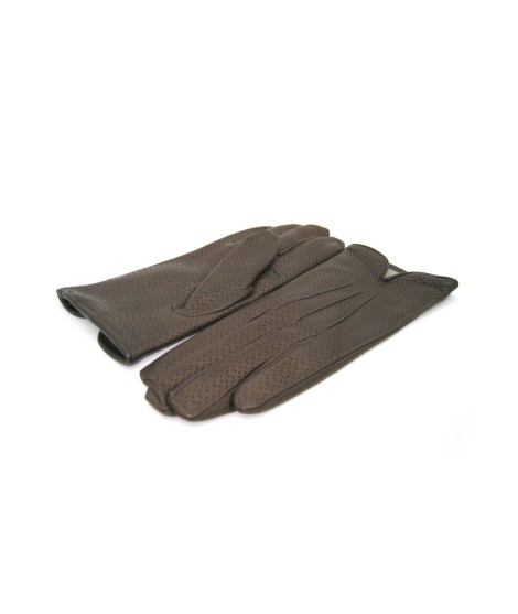 Sermoneta Gloves Guanti in Nappa foderato cashmere Testa di Moro Affare Del Giorno
