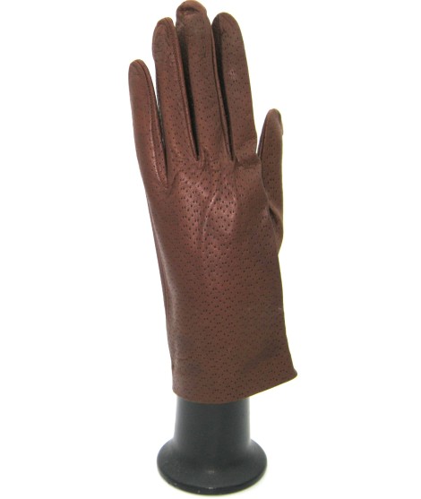Sermoneta Gloves Guanto in Nappa sfoderato Mink Prezzo Ridotto