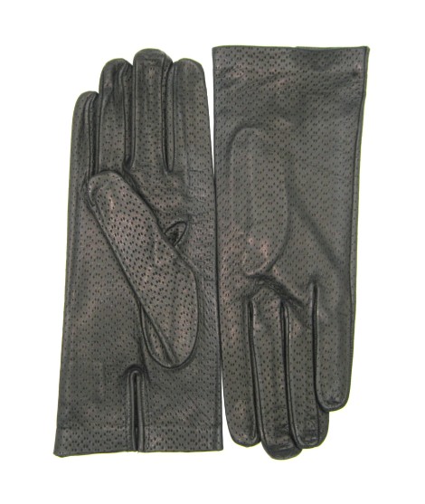 Sermoneta Gloves Guanto in Nappa sfoderato Nero Novità