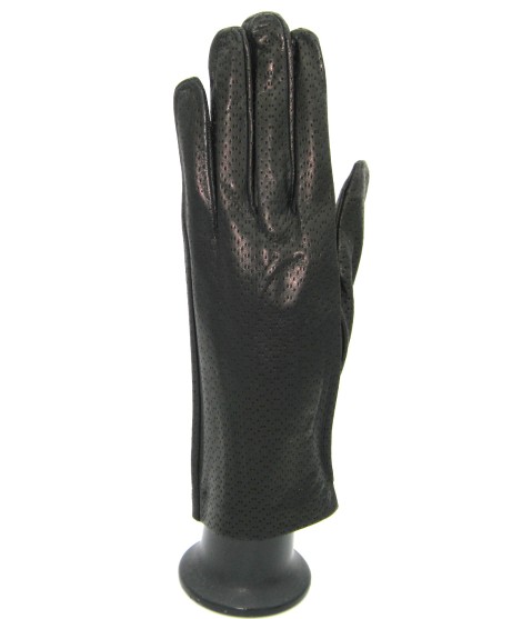 Sermoneta Gloves Guanto in Nappa sfoderato Nero Novità