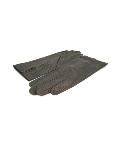 Sermoneta Gloves Guanto in Nappa sfoderato Testa di Moro Presa