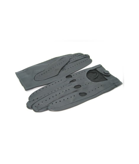 Sermoneta Gloves Guanto Guida in Nappa sfoderato dita intere Grigio scuro Offerta