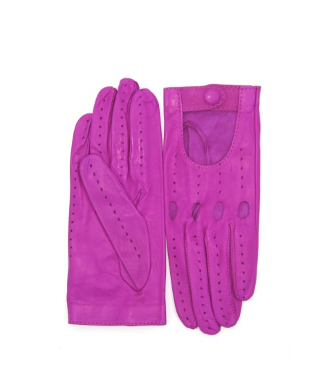 Sermoneta Gloves Guanto Guida in Nappa sfoderato dita intere Fucsia Outlet