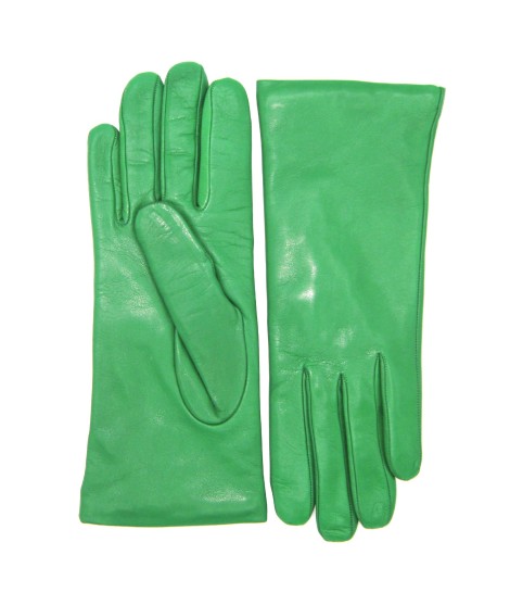 Sermoneta Gloves Guanto Nappa foderato cashmere Verde smeraldo In Saldo