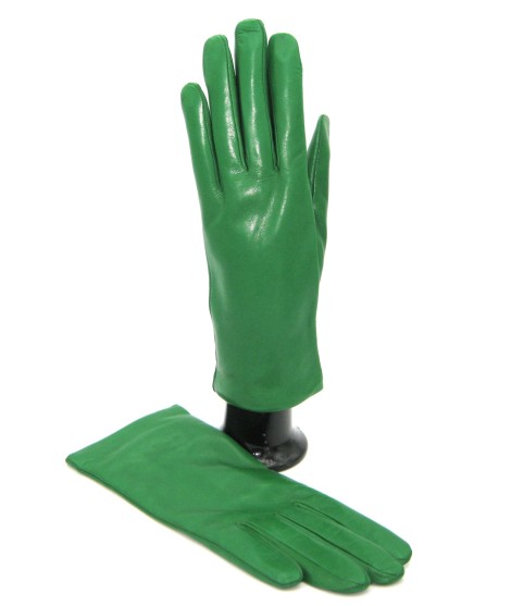 Sermoneta Gloves Guanto Nappa foderato cashmere Verde smeraldo In Saldo