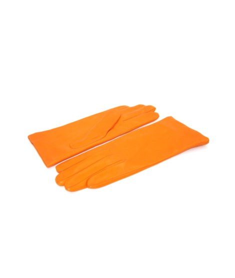 Sermoneta Gloves Guanto in Nappa foderato cashmere Arancio Moda