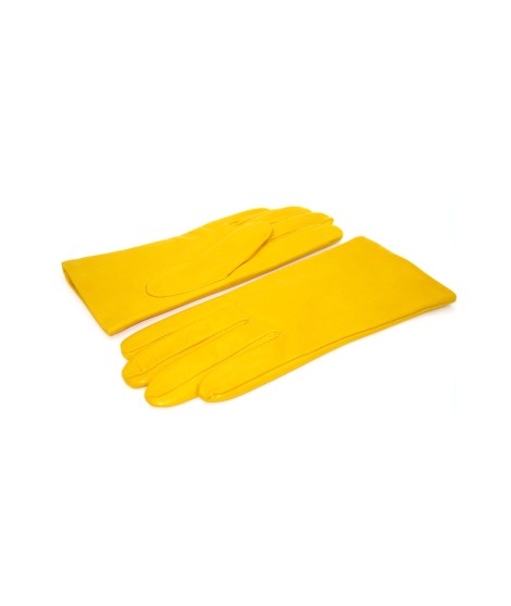 Sermoneta Gloves Guanto Nappa foderato cashmere Giallo Ocra 2025