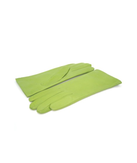 Sermoneta Gloves Guanto Nappa foderato cashmere Verde Pistacchio Italy
