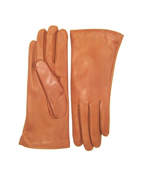 Sermoneta Gloves Guanto Nappa foderato cashmere Tan Vendita