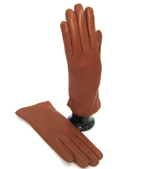 Sermoneta Gloves Guanto Nappa foderato cashmere Tan Vendita