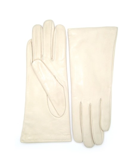 Sermoneta Gloves Guanto Nappa foderato cashmere Panna Pezzi Unici