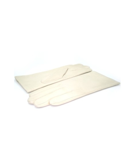 Sermoneta Gloves Guanto Nappa foderato cashmere Panna Pezzi Unici