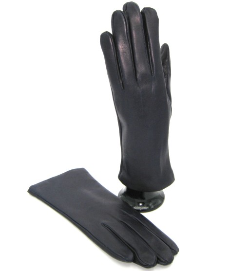 Sermoneta Gloves Guanto Nappa foderato cashmere Navy Qualità Garantita