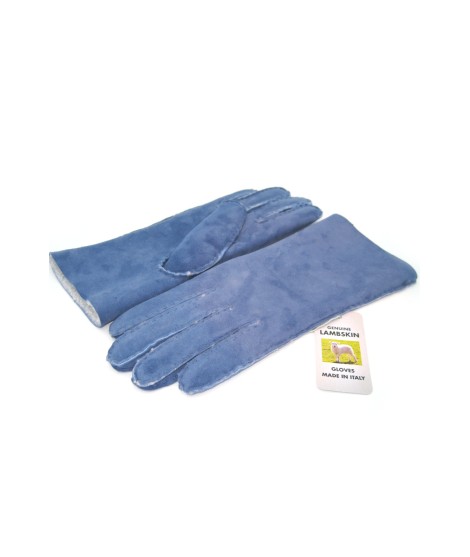 Sermoneta Gloves Guanto Montone cucito a mano Denim Sconto