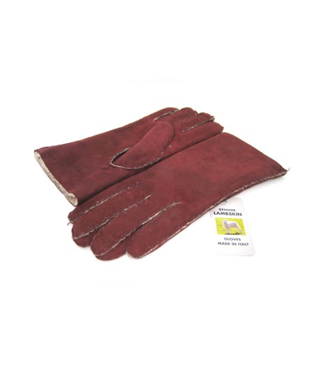Sermoneta Gloves Guanto Montone cucito a mano Bordeaux Offerta