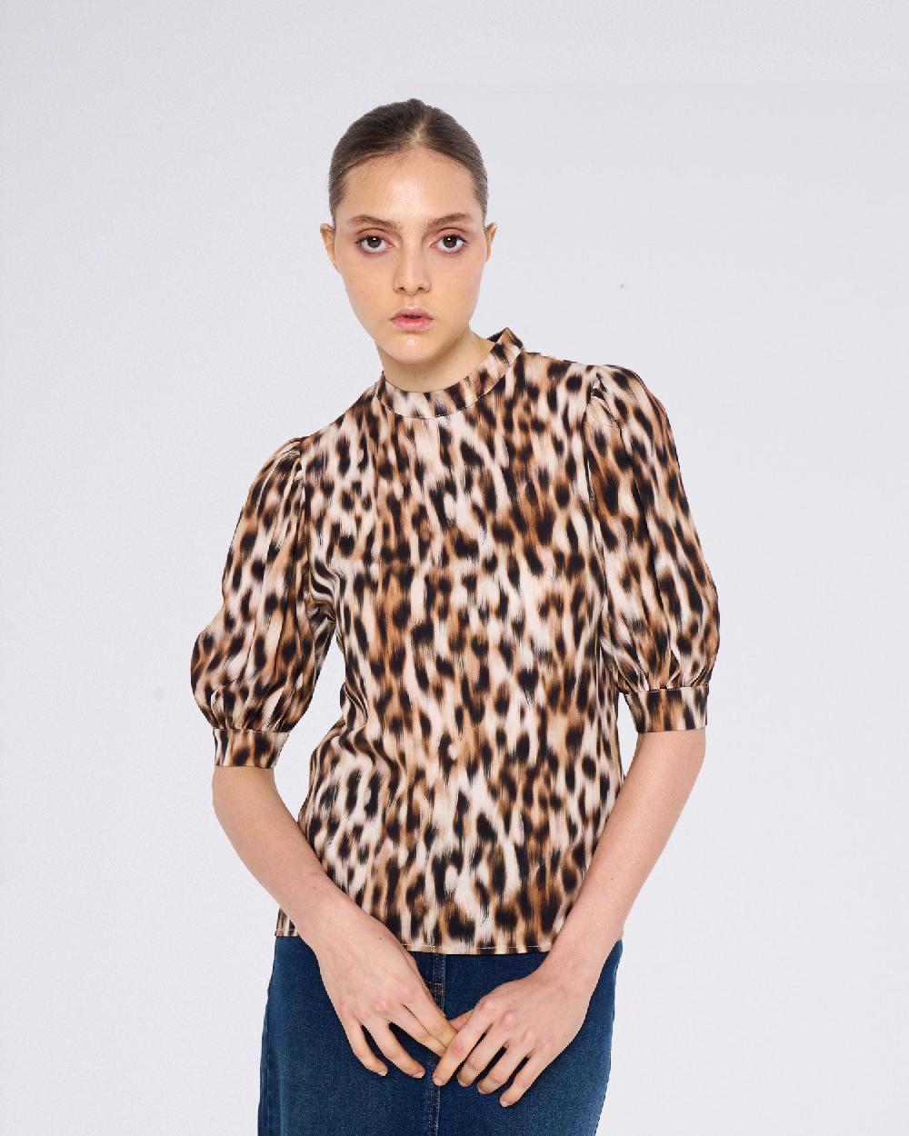 ﻿Silvian Heach Blusa leopardata Qualità Garantita