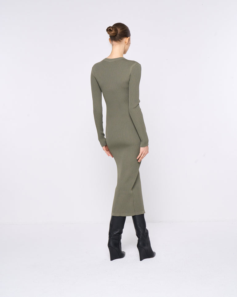 Silvian Heach Abito midi a coste Promozione