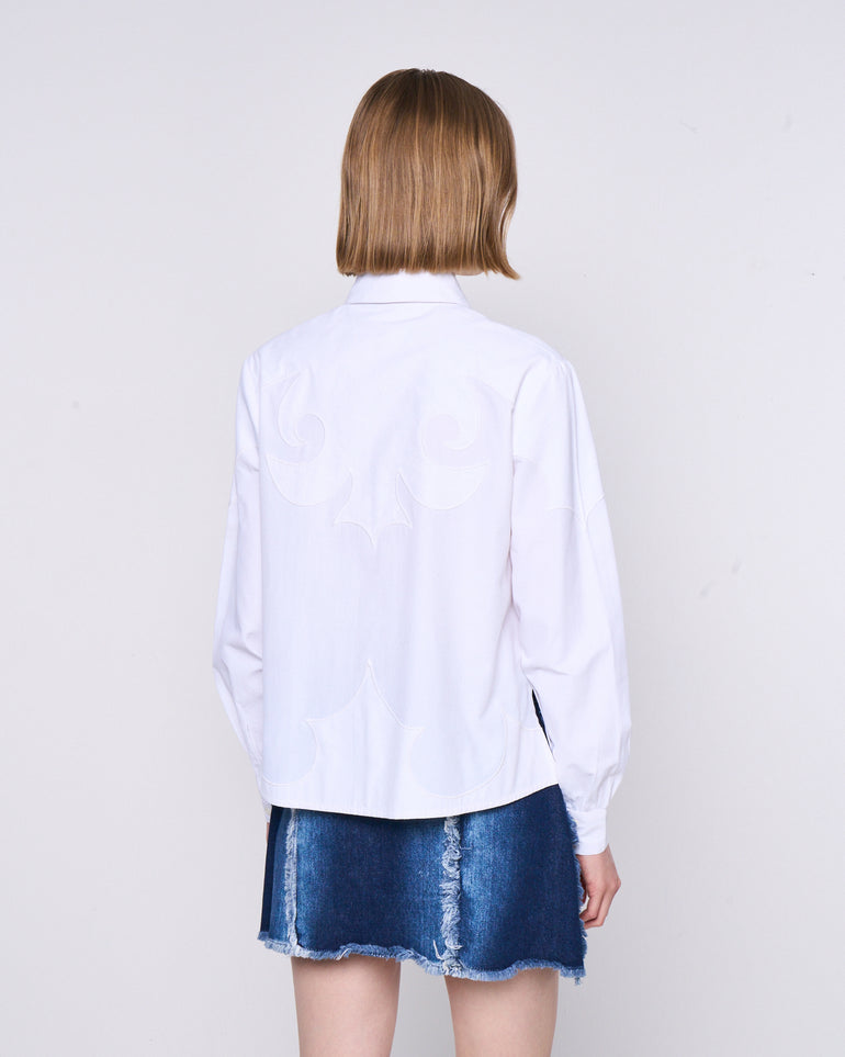 Silvian Heach Camicia con ricami Consegna Veloce