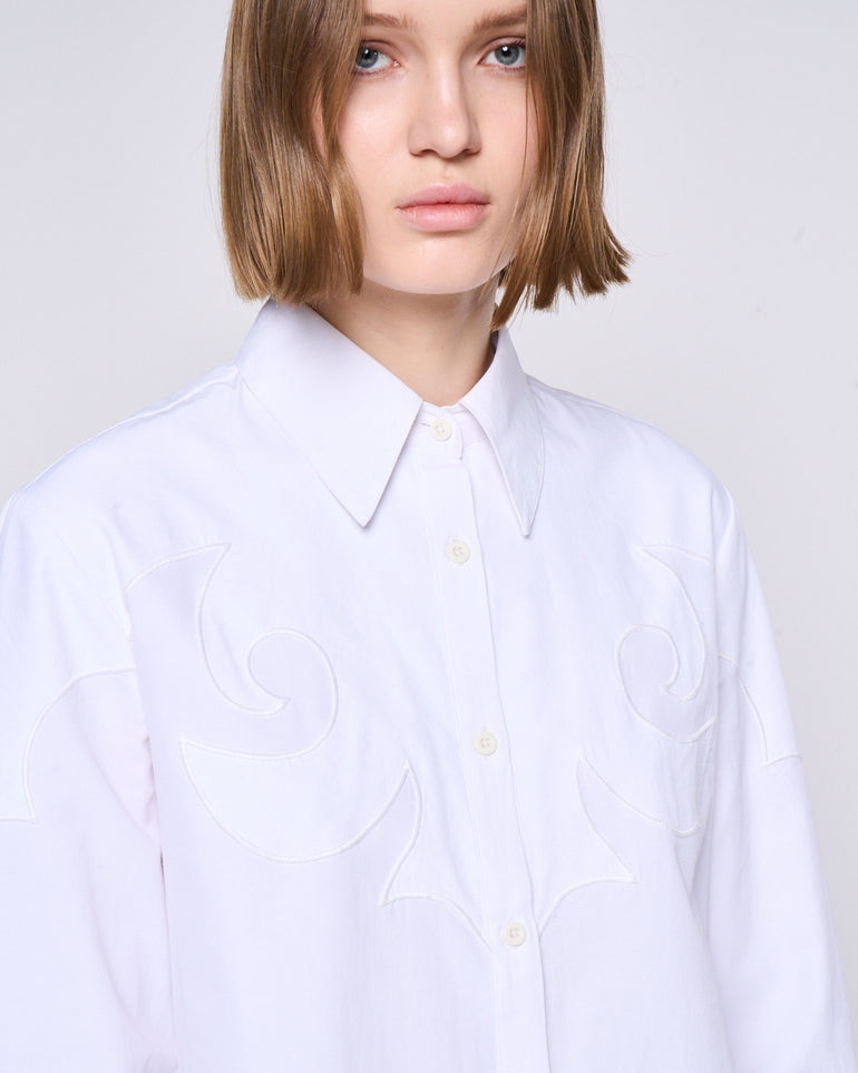 Silvian Heach Camicia con ricami Consegna Veloce
