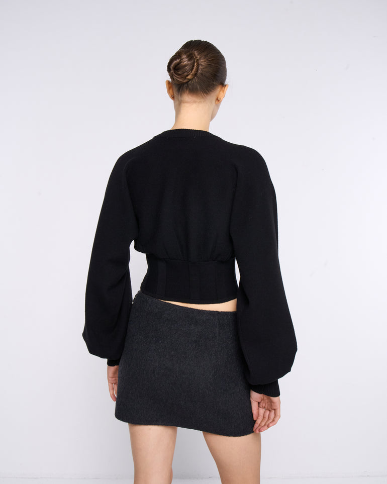 Silvian Heach Maglia con maniche a sbuffo Prezzo Ridotto