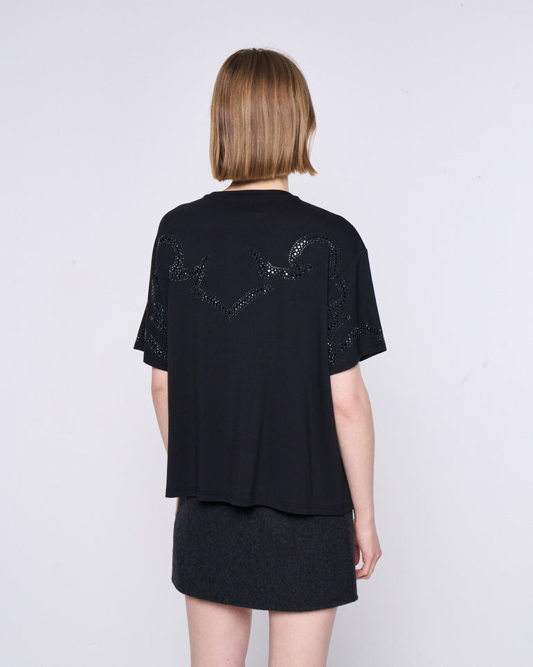 Silvian Heach T-shirt con strass In Saldo