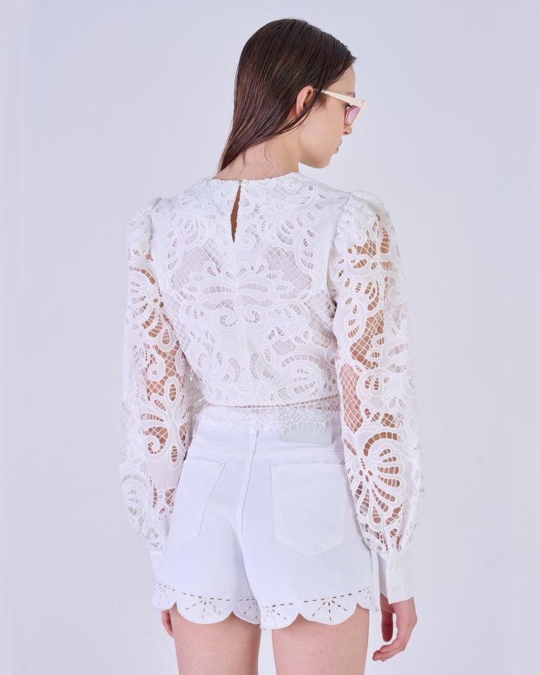 Silvian Heach Blusa ricamata Nuovo
