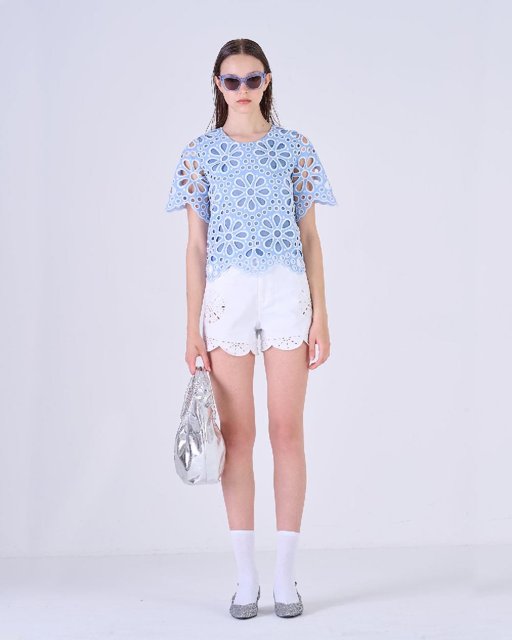 Silvian Heach Blusa traforata a fiori Promozione