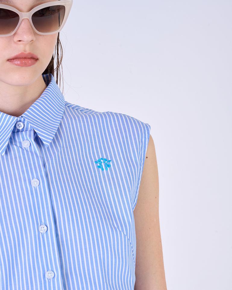 Silvian Heach Camicia smanicata a righe Affare Del Giorno