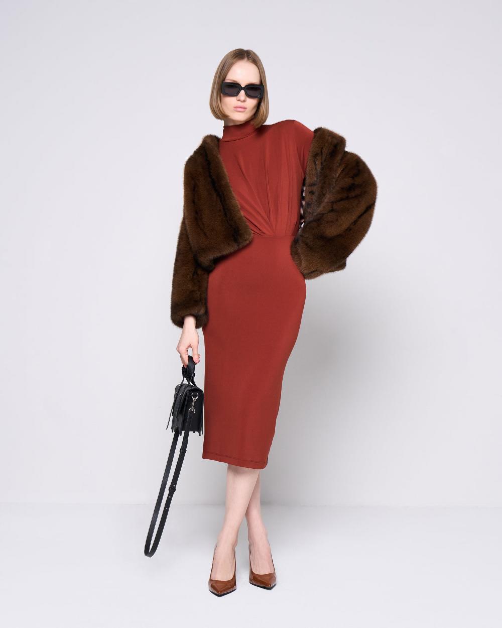 Silvian Heach Abito midi con drappeggio Vendita