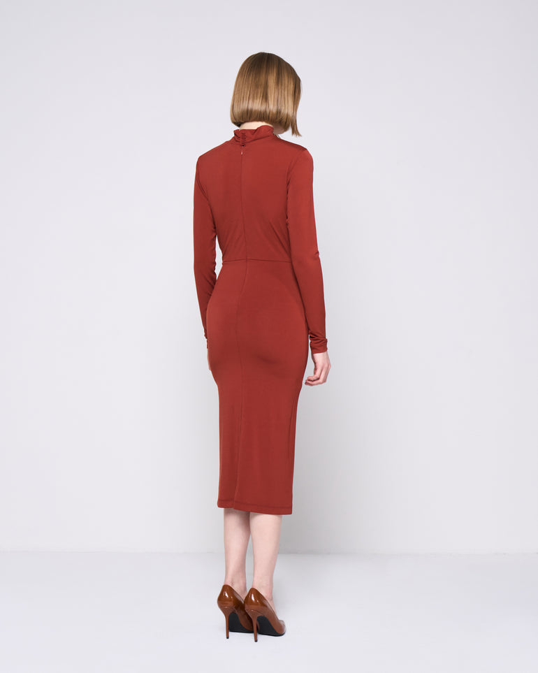 Silvian Heach Abito midi con drappeggio Vendita