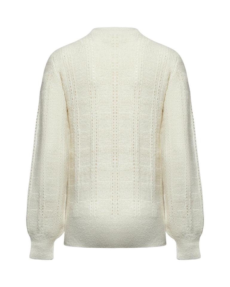 Silvian Heach Maglia lunga traforata Vendite Flash