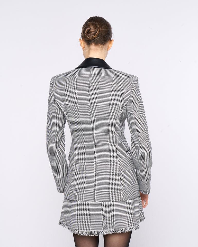 Silvian Heach Blazer avvitato a quadri Promozione